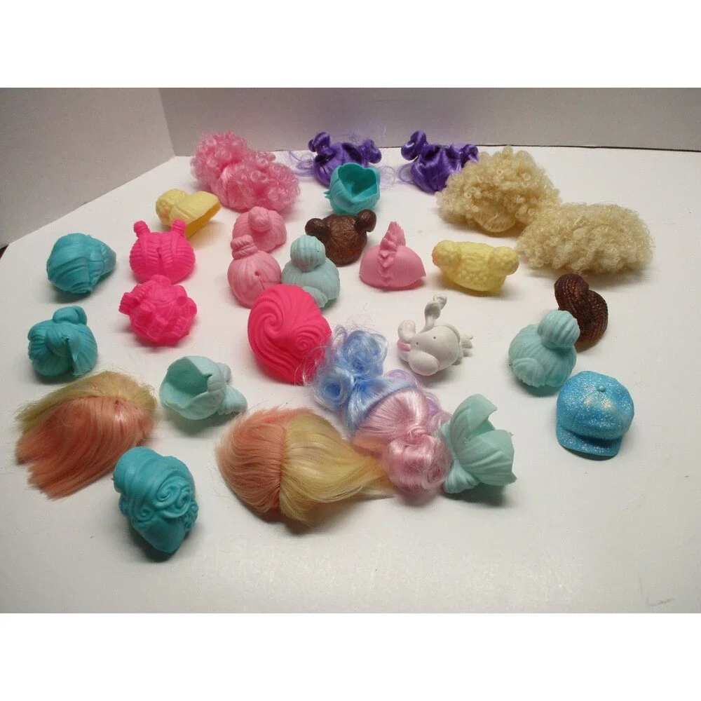 LOL Surprise Dolls WIG HAIR Lot Of 28 Replacement Vibes Secret Agents